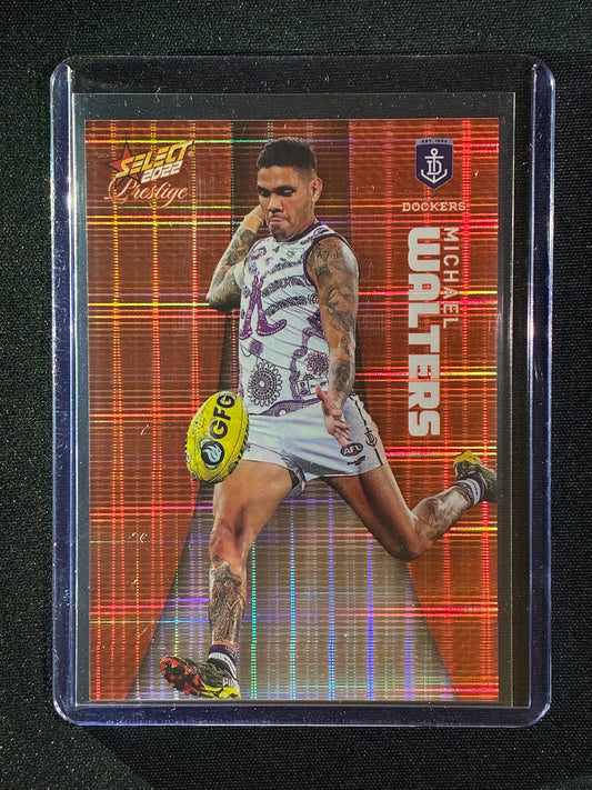2022 Footy Stars Prestige MICHAEL WALTERS Orange Parallel 13/210
