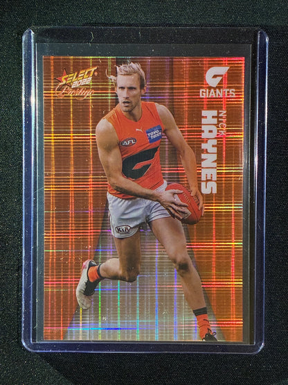 2022 Footy Stars Prestige NICK HAYNES Orange Parallel 139/210