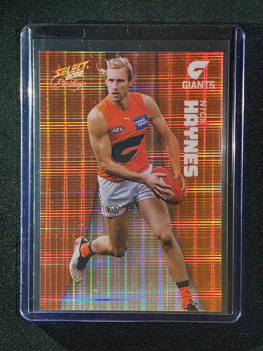 2022 Footy Stars Prestige NICK HAYNES Orange Parallel 139/210