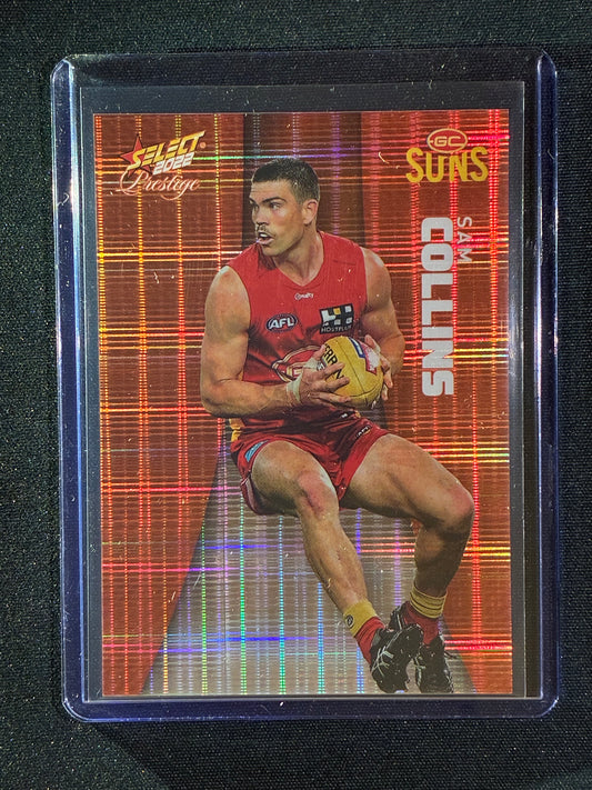 2022 Footy Stars Prestige SAM COLLINS Orange Parallel 107/210