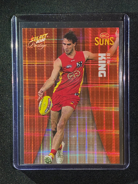 2022 Footy Stars Prestige BEN KING Orange Parallel 107/210