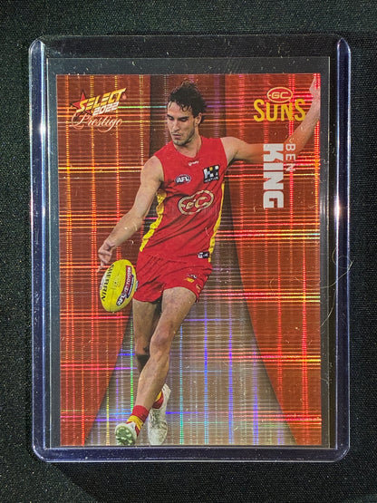 2022 Footy Stars Prestige BEN KING Orange Parallel 115/210