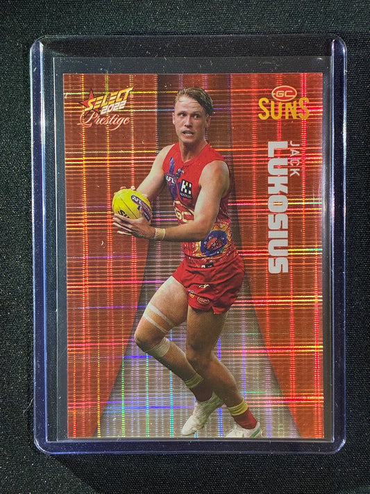 2022 Footy Stars Prestige JACK LUKOSIUS Orange Parallel 53/210