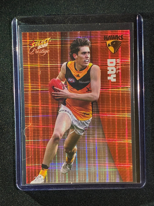 2022 Footy Stars Prestige WILL DAY Orange Parallel 180/210