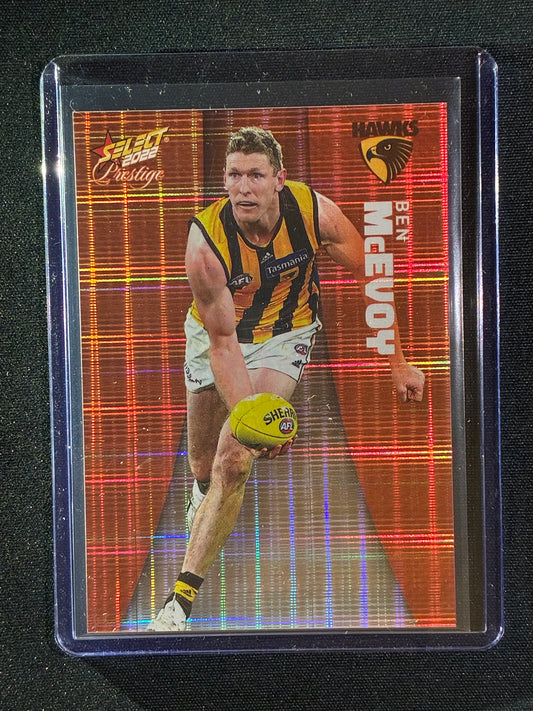2022 Footy Stars Prestige BEN MCEVOY Orange Parallel 169/210