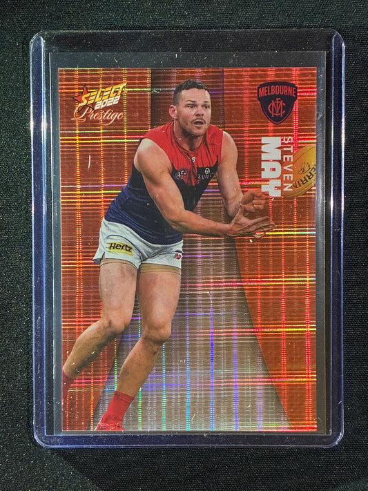 2022 Footy Stars Prestige STEVEN MAY Orange Parallel 55/210