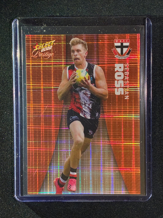 2022 Footy Stars Prestige SEBASTIAN ROSS Orange Parallel 77/210