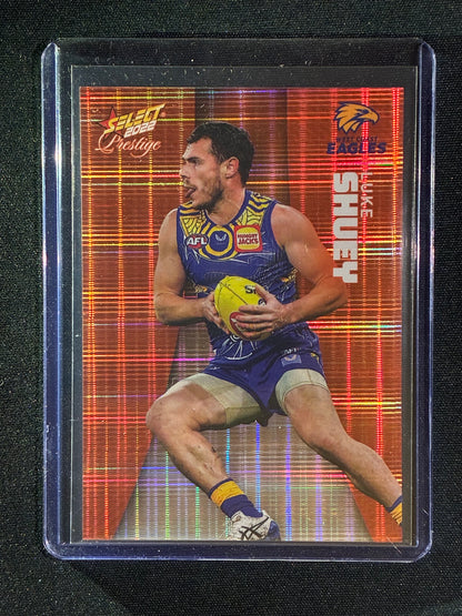 2022 Footy Stars Prestige LUKE SHUEY Orange Parallel 30/210