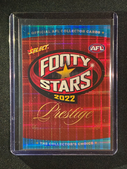 2022 Footy Stars Prestige CHECKLIST HEADER Blue Parallel 104/110