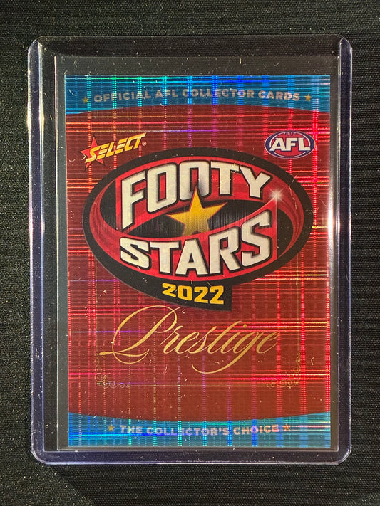 2022 Footy Stars Prestige CHECKLIST HEADER Blue Parallel 104/110
