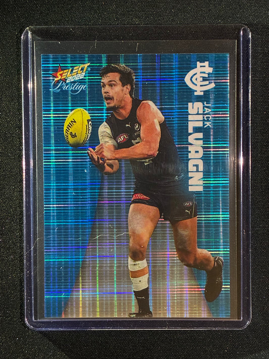 2022 Footy Stars Prestige JACK SILVAGNI Blue Parallel 60/110