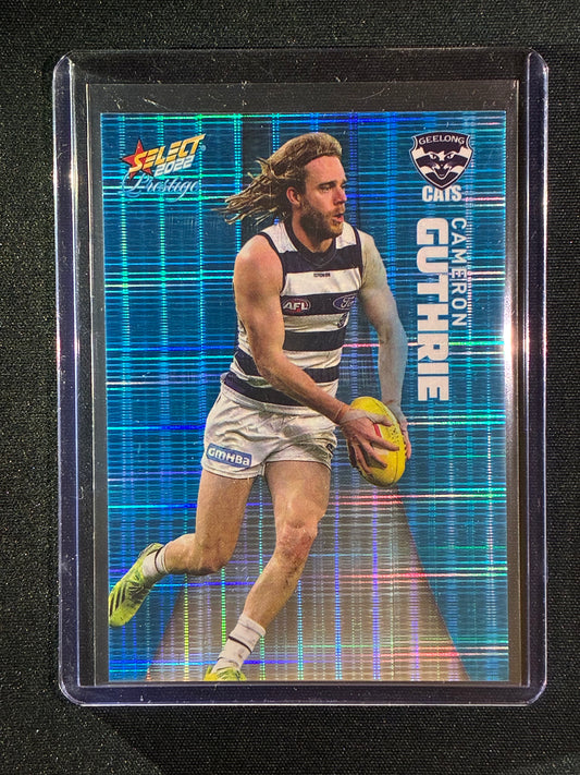 2022 Footy Stars Prestige CAMERON GUTHRIE Blue Parallel 96/110