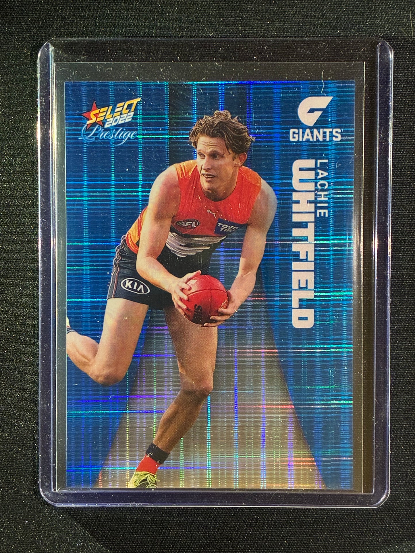 2022 Footy Stars Prestige LACHIE WHITFIELD Blue Parallel 74/110