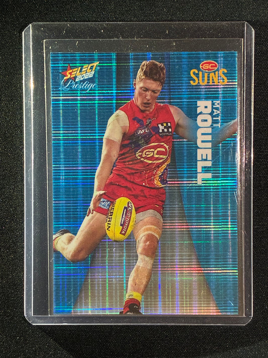 2022 Footy Stars Prestige MATT ROWELL Blue Parallel 55/110