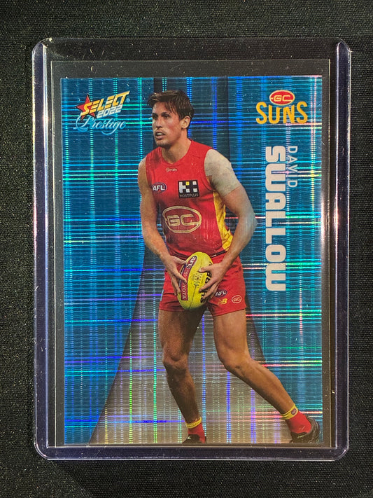 2022 Footy Stars Prestige DAVID SWALLOW Blue Parallel 102/110