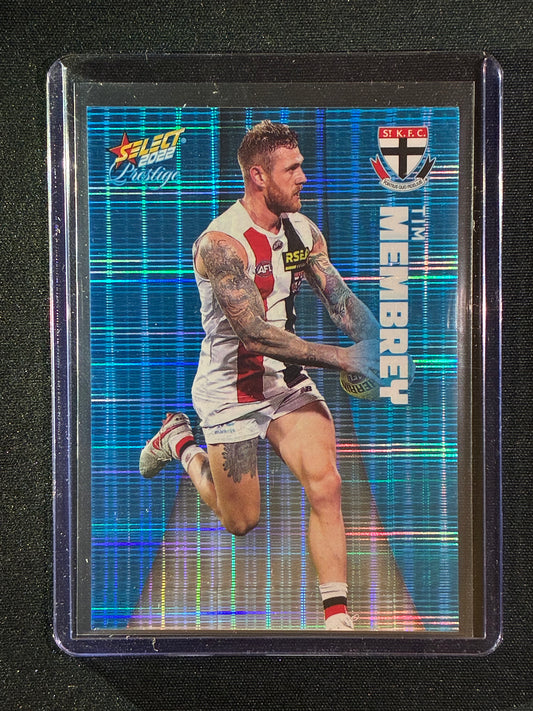 2022 Footy Stars Prestige TIM MEMBREY Blue Parallel 33/110