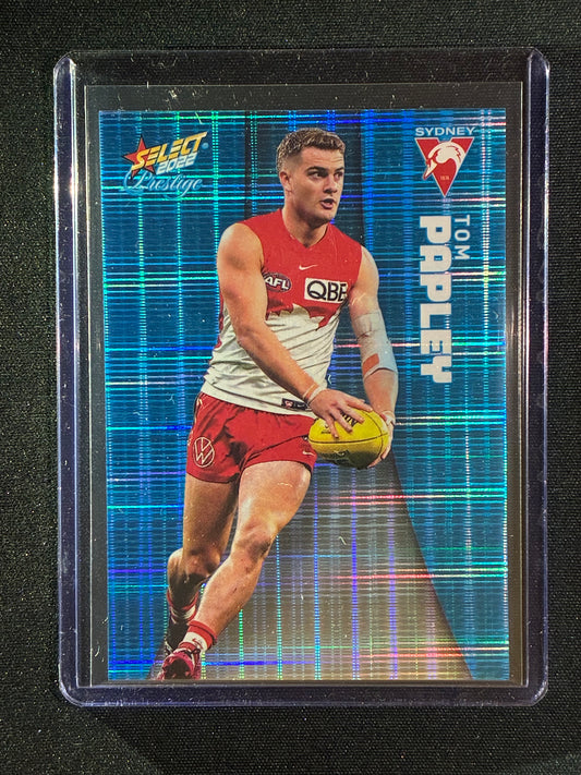 2022 Footy Stars Prestige TOM PAPLEY Blue Parallel 50/110