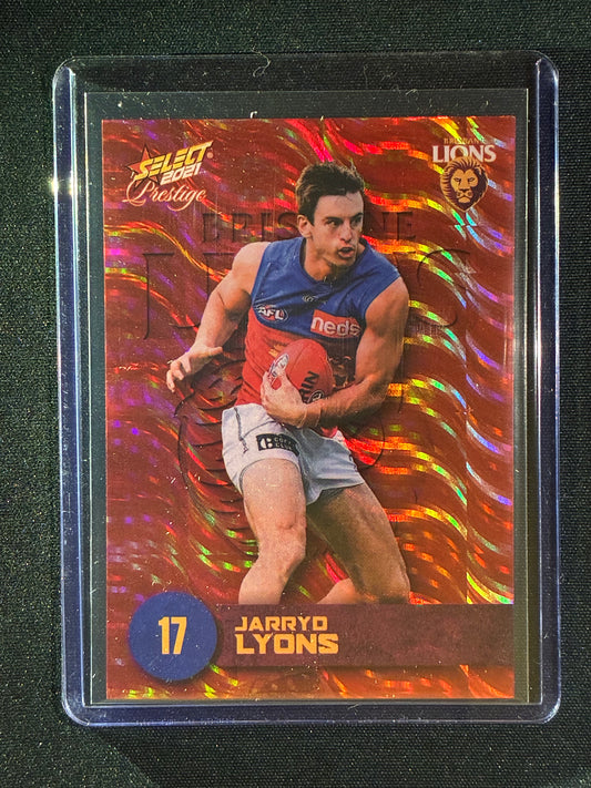 2021 Footy Stars Prestige JARRYD LYONS Red Orange Parallel 48/210