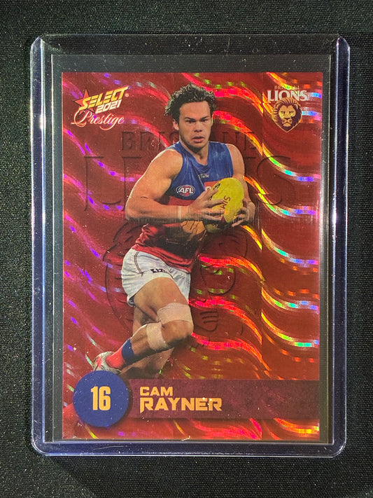 2021 Footy Stars Prestige CAM RAYNER Red Orange Parallel 141/210