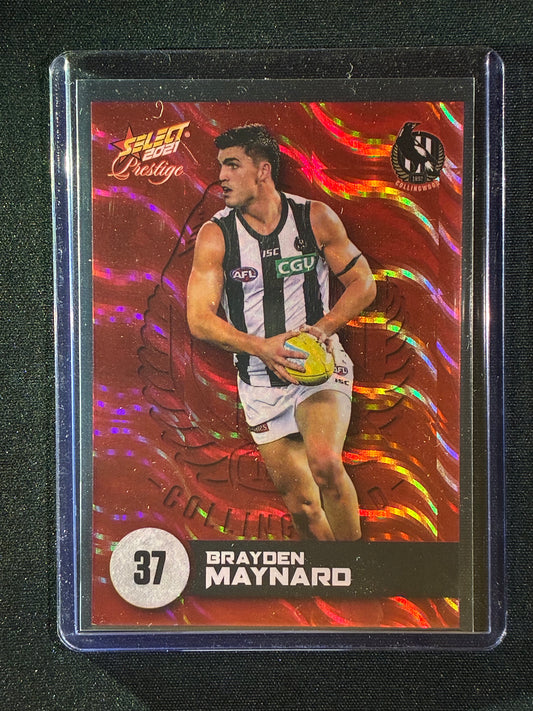 2021 Footy Stars Prestige BRAYDEN MAYNARD Red Orange Parallel 54/210