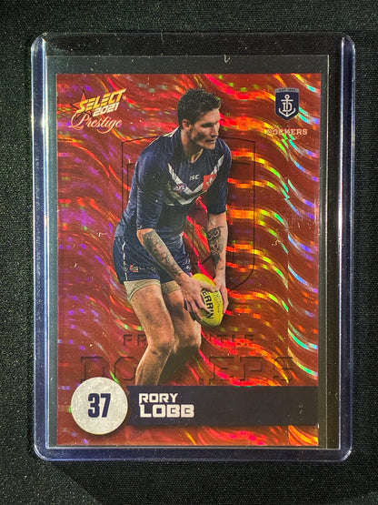 2021 Footy Stars Prestige RORY LOBB Red Orange Parallel 171/210