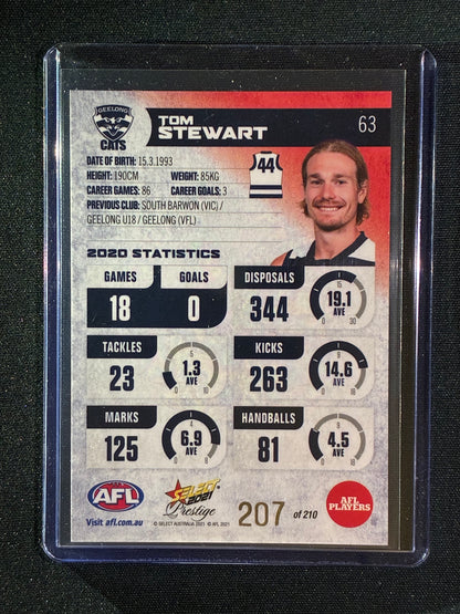 2021 Footy Stars Prestige TOM STEWART Red Orange Parallel 207/210