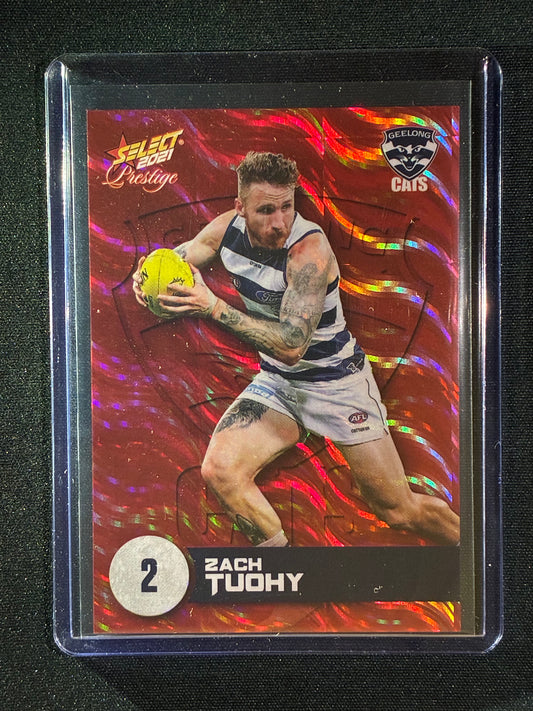 2021 Footy Stars Prestige ZACH TUOHY Red Orange Parallel 93/210