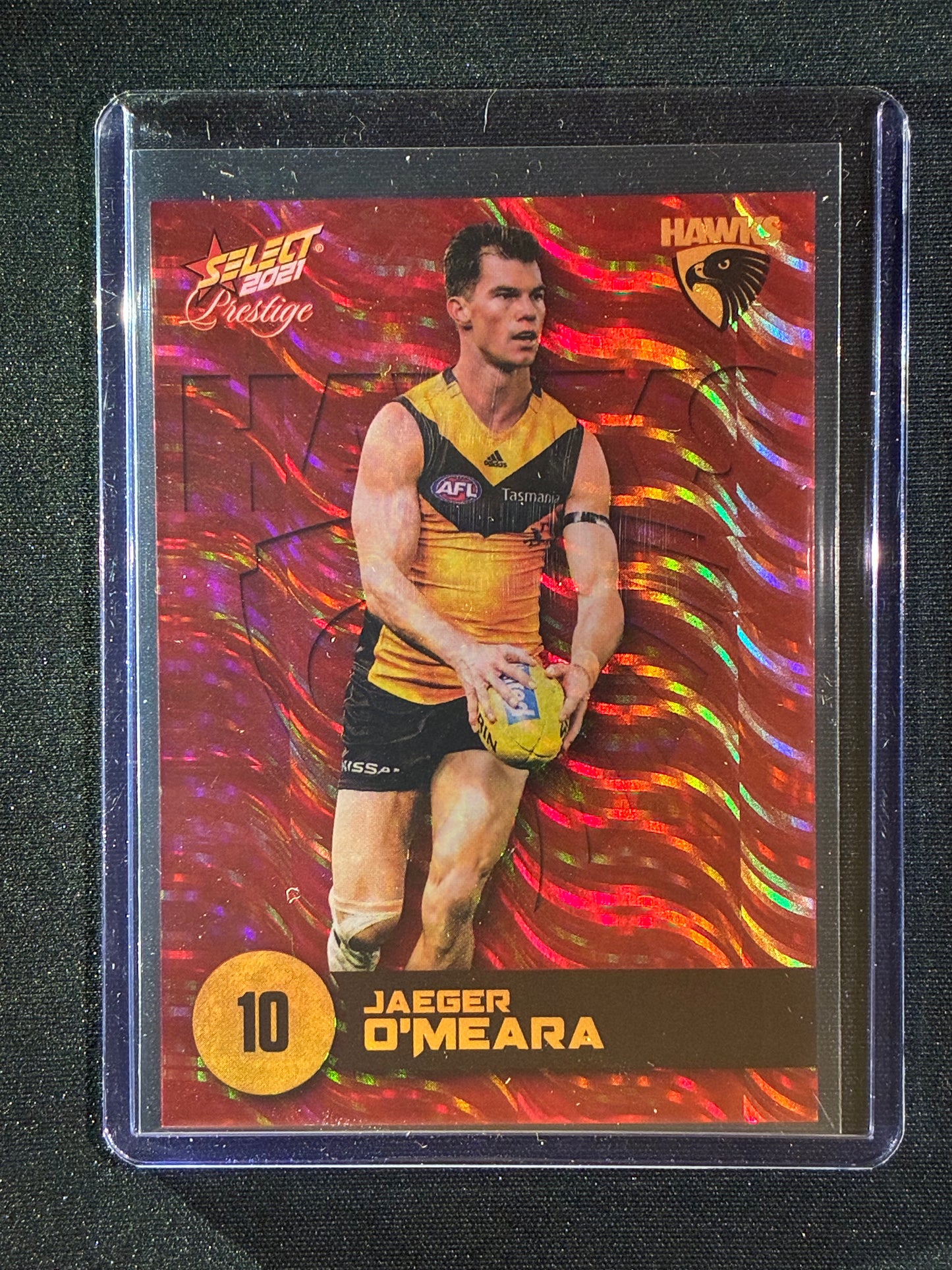 2021 Footy Stars Prestige JAEGER O'MEARA Red Orange Parallel 116/210