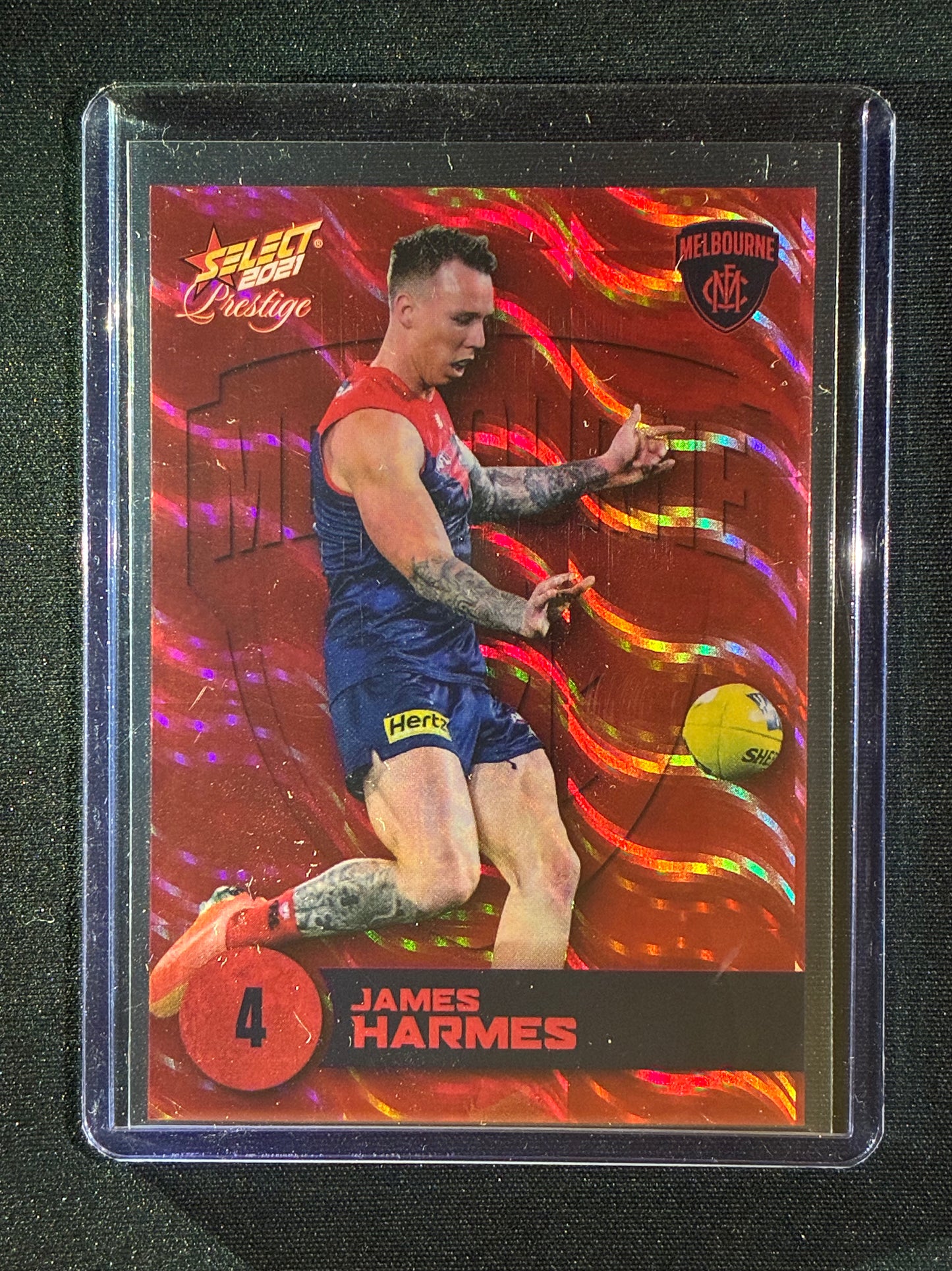 2021 Footy Stars Prestige JAMES HARMES Red Orange Parallel 160/210