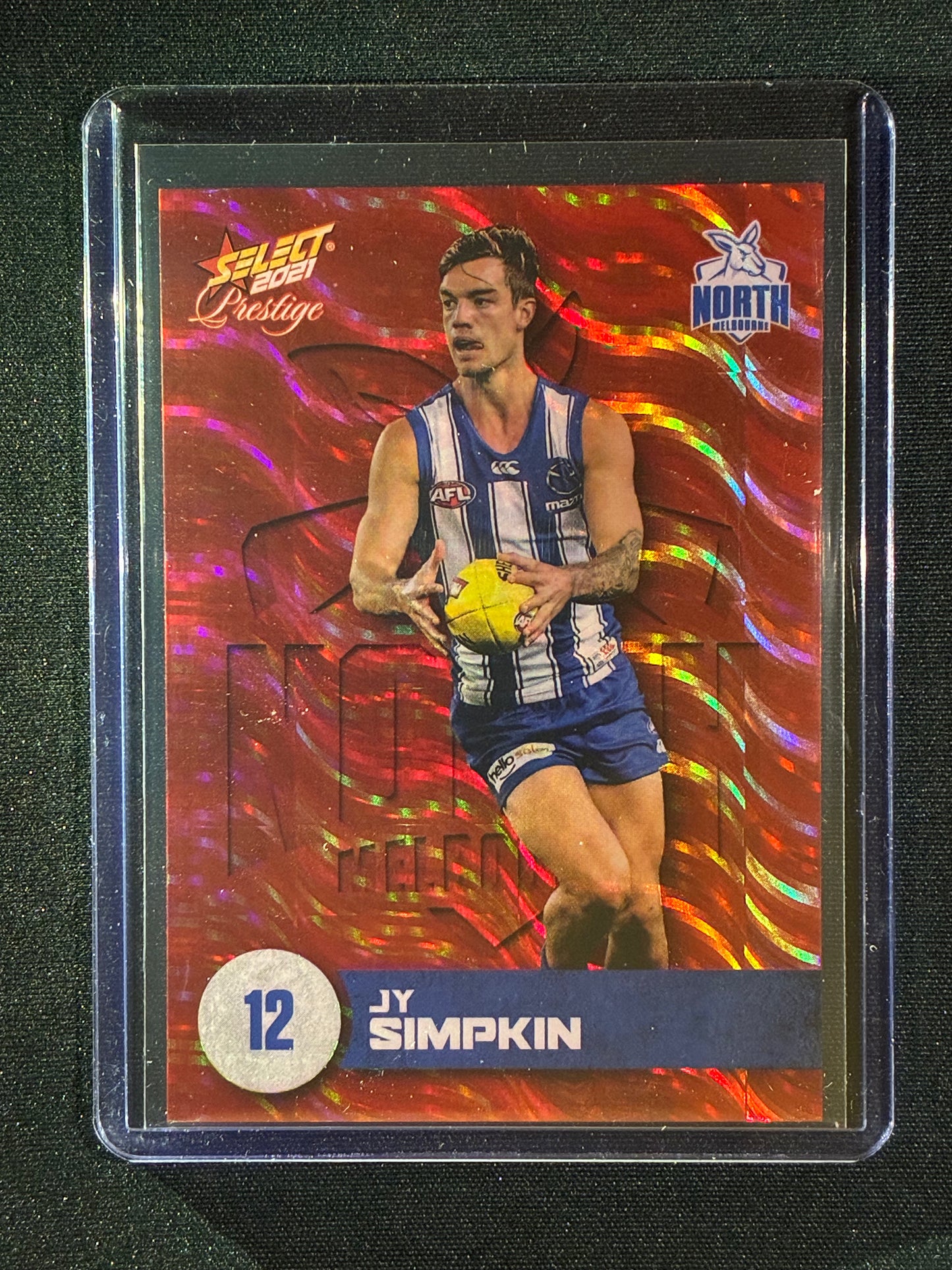 2021 Footy Stars Prestige JY SIMPKIN Red Orange Parallel 89/210