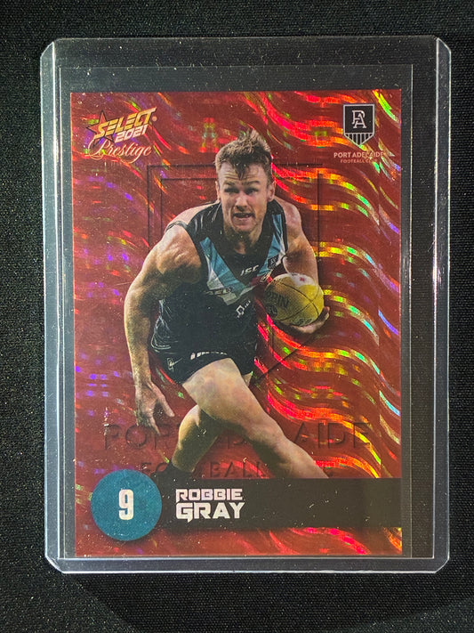 2021 Footy Stars Prestige ROBBIE GRAY Red Orange Parallel 124/210