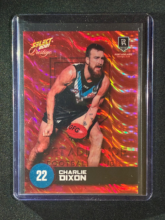 2021 Footy Stars Prestige CHARLIE DIXON Red Orange Parallel 96/210