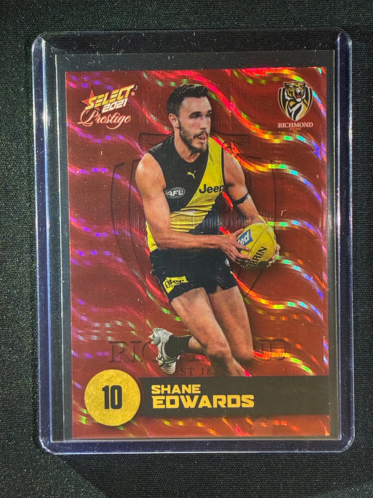2021 Footy Stars Prestige SHANE EDWARDS Red Orange Parallel 209/210