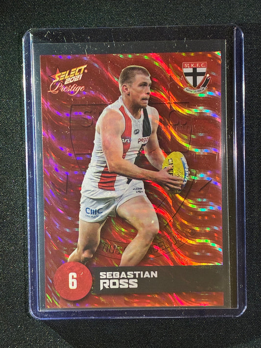 2021 Footy Stars Prestige SEBASTIAN ROSS Red Orange Parallel 46/210