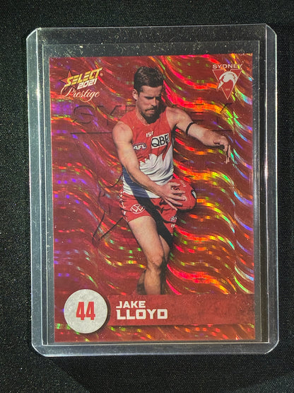 2021 Footy Stars Prestige JAKE LLOYD Red Orange Parallel 93/210