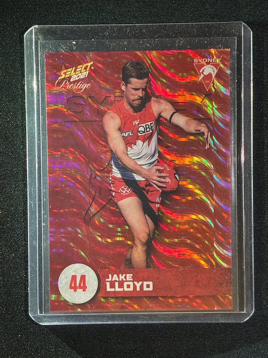 2021 Footy Stars Prestige JAKE LLOYD Red Orange Parallel 93/210