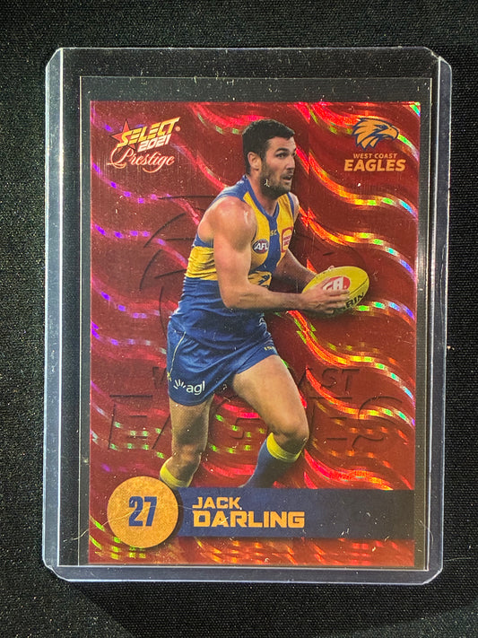 2021 Footy Stars Prestige JACK DARLING Red Orange Parallel 98/210
