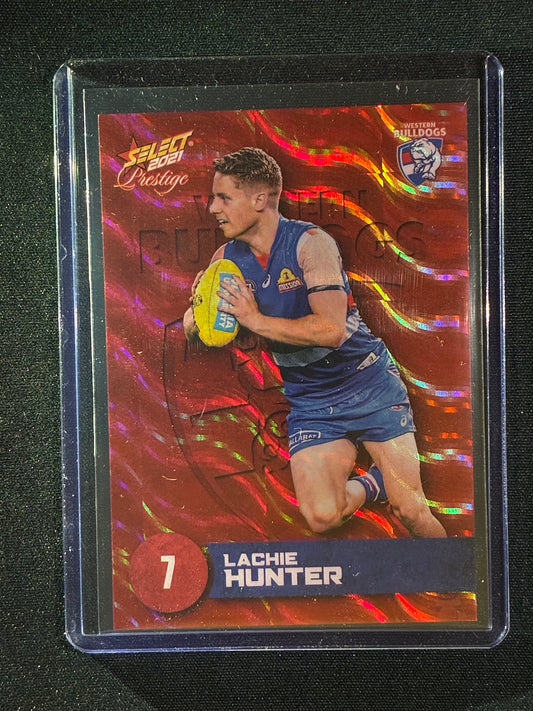 2021 Footy Stars Prestige LACHIE HUNTER Red Orange Parallel 52/210