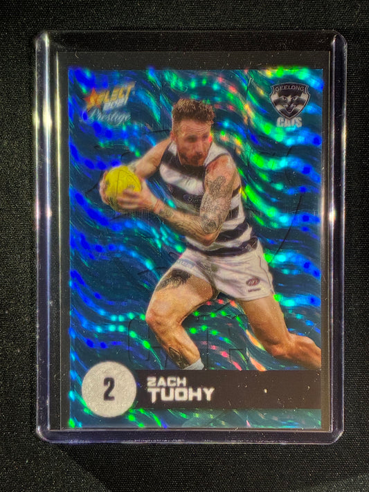 2021 Footy Stars Prestige ZACH TUOHY Blue Parallel 116/125