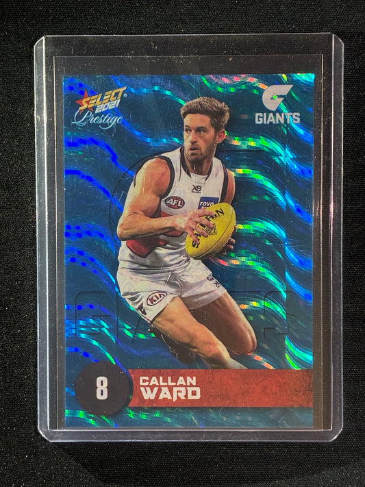 2021 Footy Stars Prestige CALLAN WARD Blue Parallel 78/125