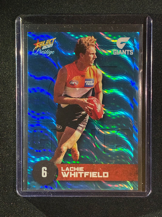 2021 Footy Stars Prestige LACHIE WHITFIELD Blue Parallel 65/125