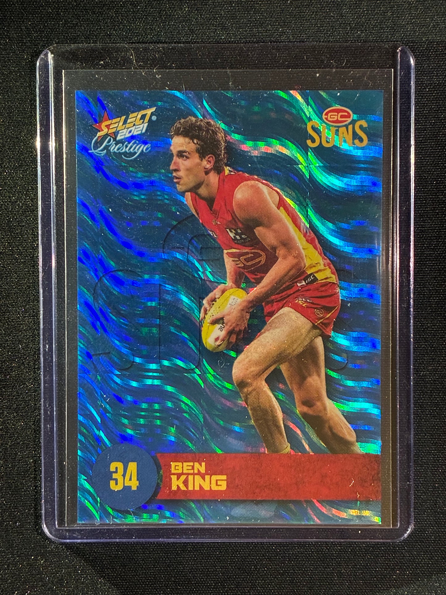 2021 Footy Stars Prestige BEN KING Blue Parallel 61/125