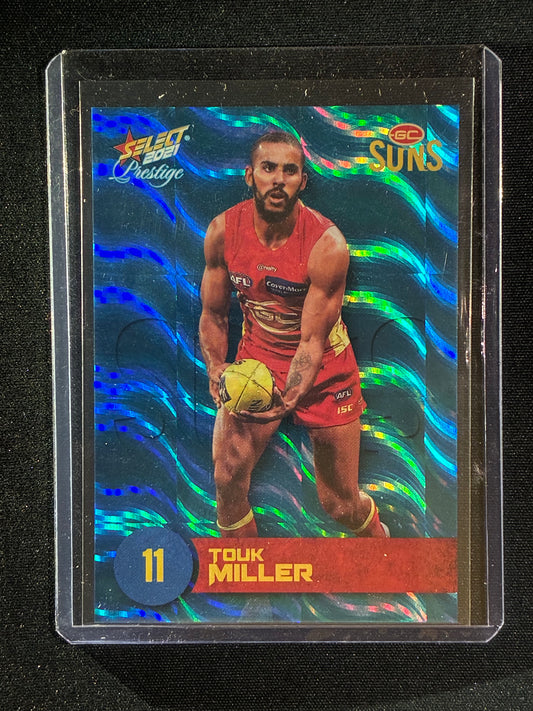 2021 Footy Stars Prestige TOUK MILLER Blue Parallel 78/125