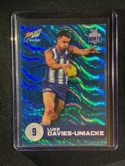 2021 Footy Stars Prestige LUKE DAVIES-UNIACKE Blue Parallel 100/125