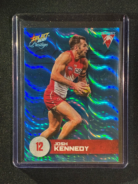 2021 Footy Stars Prestige JOSH KENNEDY Blue Parallel 30/125