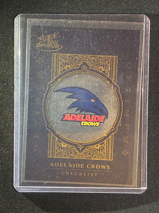 2021 Optimum ADELAIDE CROWS LOGO CHECKLIST Optimum+ Plus 292/455