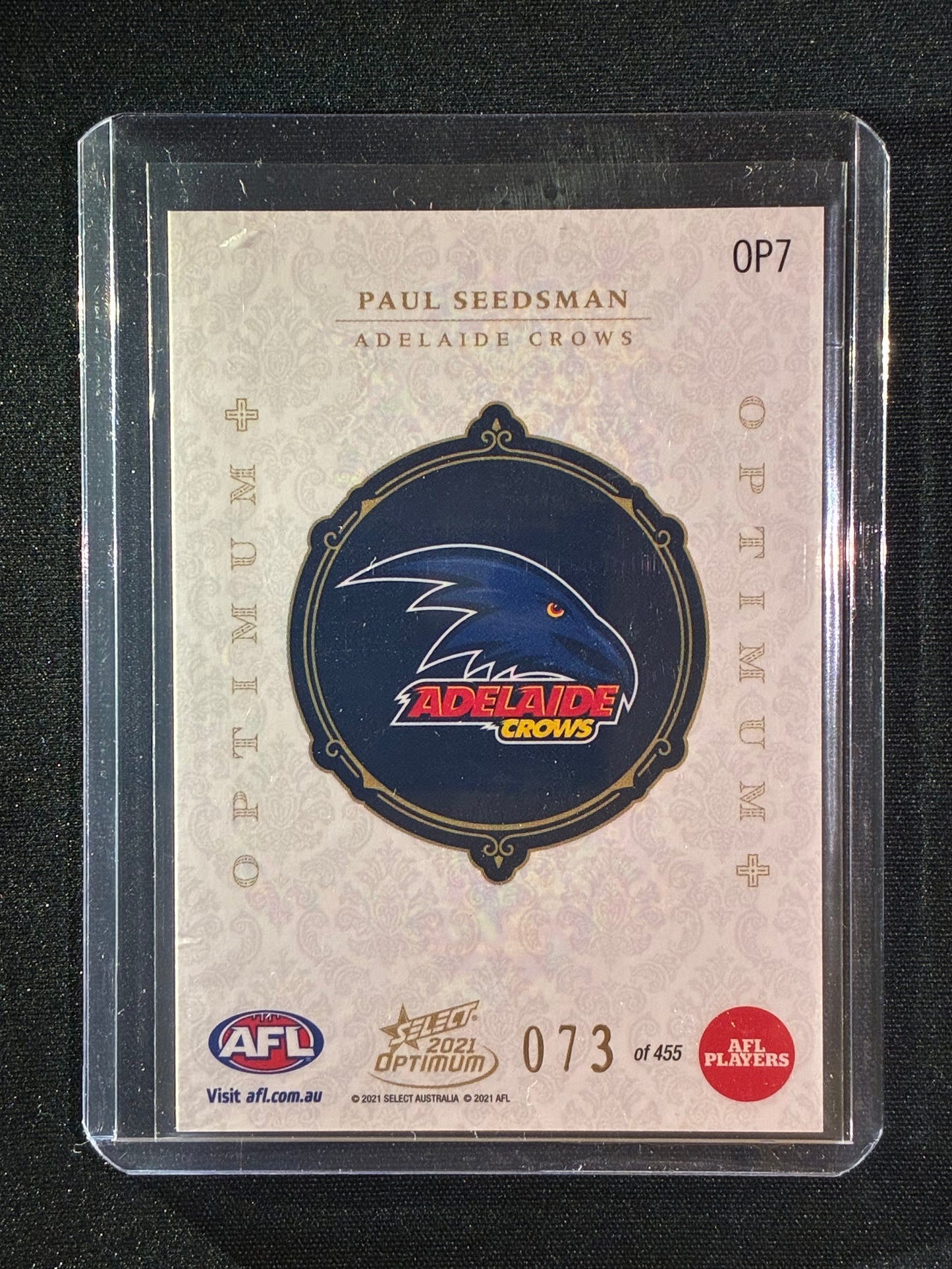 2021 Optimum PAUL SEEDSMAN Optimum+ Plus 73/455
