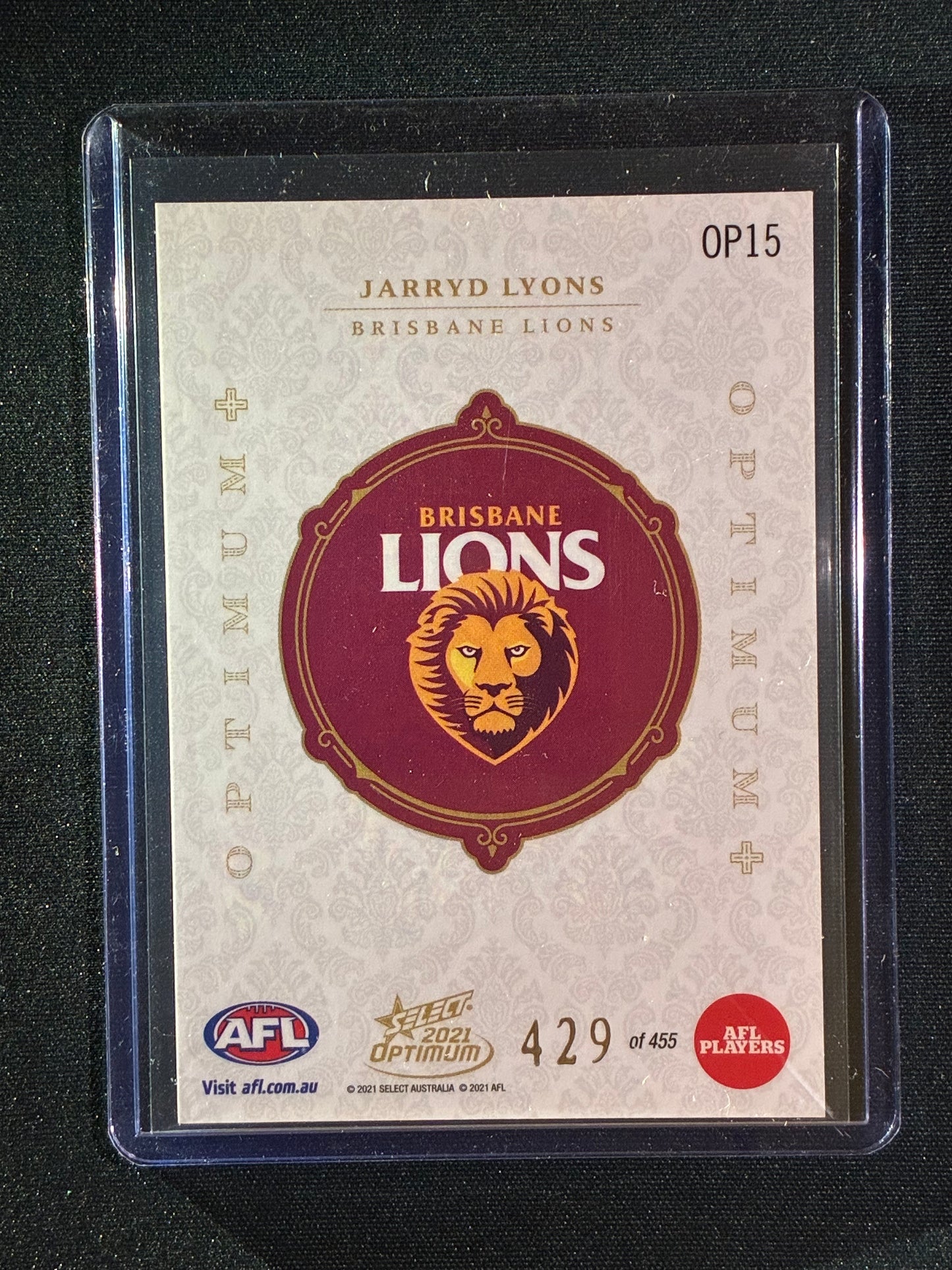 2021 Optimum JARRYD LYONS Optimum+ Plus 429/455