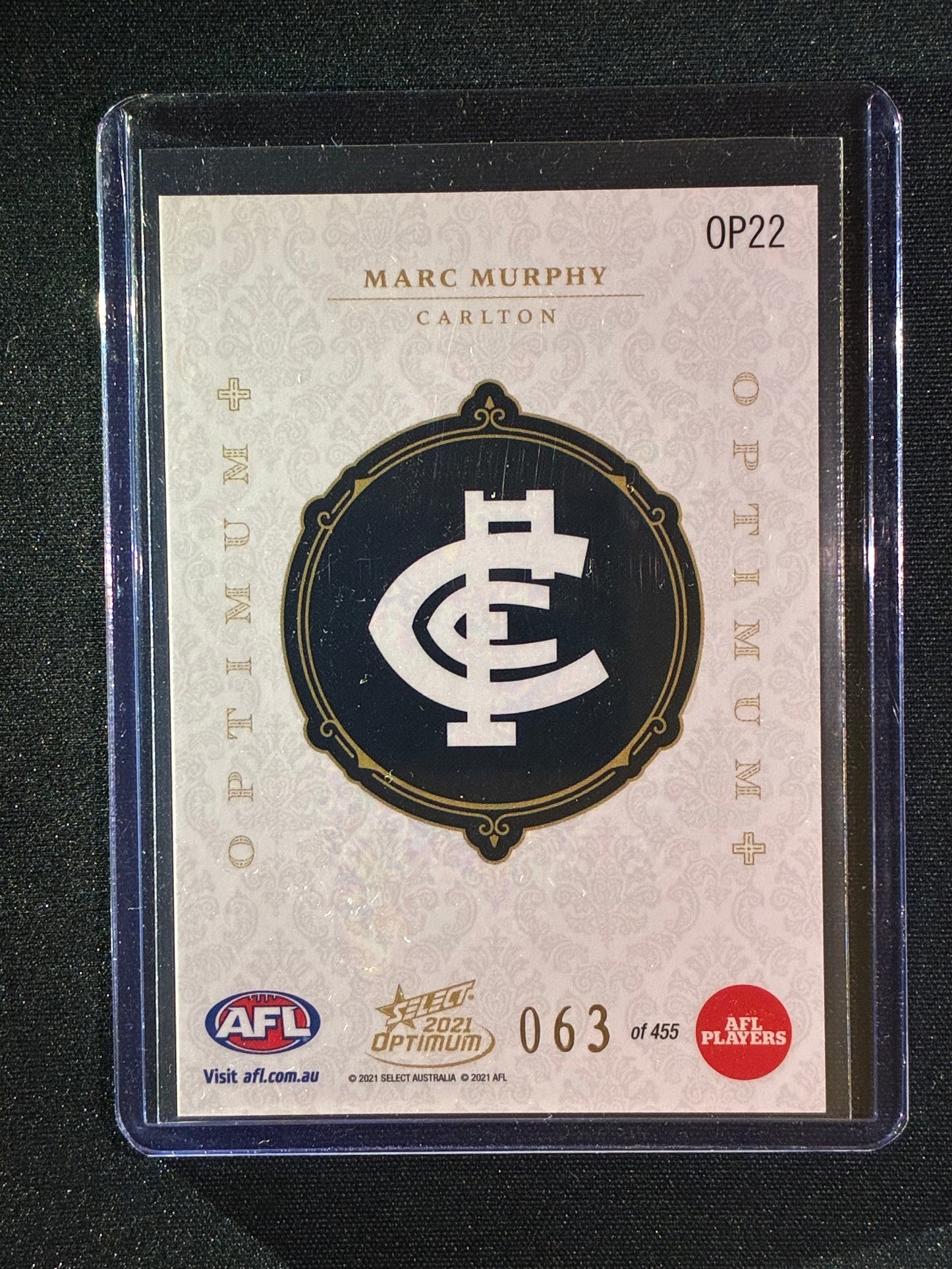 2021 Optimum MARC MURPHY Optimum+ Plus 63/455