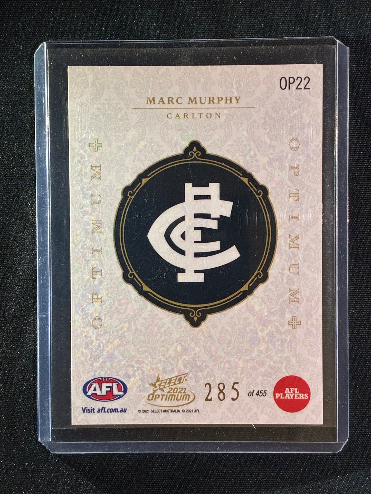 2021 Optimum MARC MURPHY Optimum+ Plus 285/455